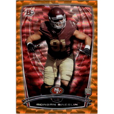 2014 Bowman Rainbow Orange Ice #R65 Morgan Breslin