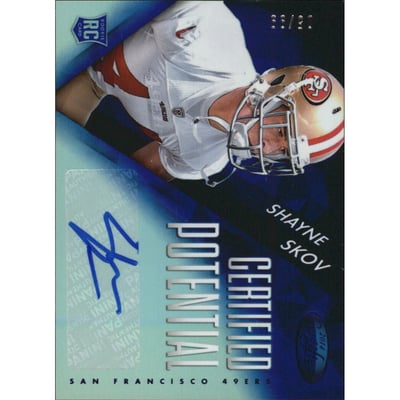 2014 Certified Potential Autographs Mirror Blue #PSS Shayne Skov/99