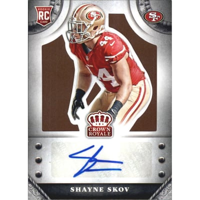 2014 Crown Royale Rookie Signatures Retail Bronze #SSS Shayne Skov/99