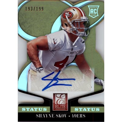 2014 Elite Status Gold #184 Shayne Skov AU/199