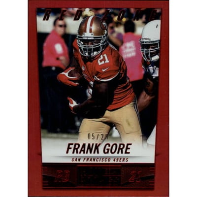 2014 Panini Hot Rookies Red Zone #188 Frank Gore