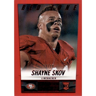 2014 Panini Hot Rookies Red Zone #421 Shayne Skov