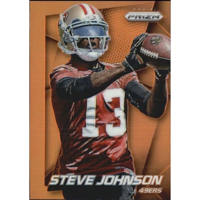 2014 Panini Prizm Prizms Orange #71 Steve Johnson
