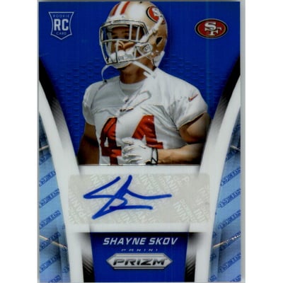 2014 Panini Prizm Rookie Autographs Prizms Team Logo #ARSS Shayne Skov/25