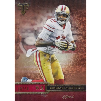 2014 Topps Triple Threads Ruby #56 Michael Crabtree
