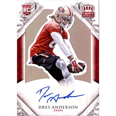 2015 Crown Royale Retail Bronze #187 Dres Anderson AU/199