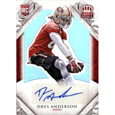 2015 Crown Royale Silver Holofoil #187 Dres Anderson AU/99