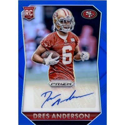 2015 Panini Prizm Rookie Autographs Prizms Blue #RSDA Dres Anderson/199