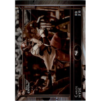 2015 Topps Chrome Sepia Refractors #64 Carlos Hyde