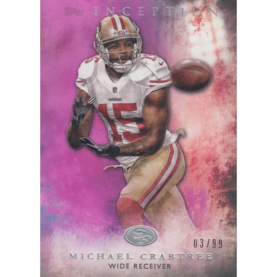 2015 Topps Inception Magenta #83 Michael Crabtree