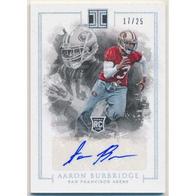 2016 Panini Impeccable Silver #109 Aaron Burbridge AU