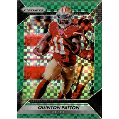 2016 Panini Prizm Prizms Green Power #163 Quinton Patton