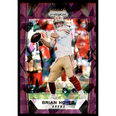 2017 Panini Prizm Prizms Purple Crystals #164 Brian Hoyer