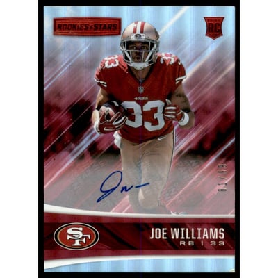 2017 Rookies and Stars Rookies Longevity Signatures #249 Joe Williams/99