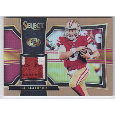 2017 Select Swatches Prizm Copper #2 C.J. Beathard/49