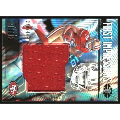 2018 Panini Illusions First Impressions Memorabilia #10 Dante Pettis/499