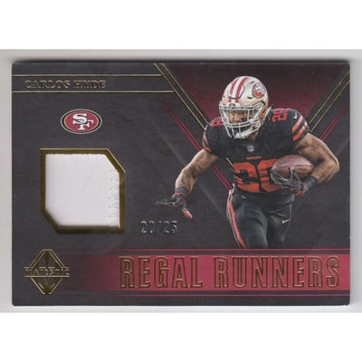2018 Panini Majestic Regal Runners Jerseys Gold #10 Carlos Hyde