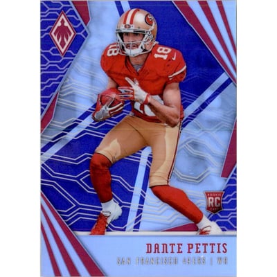 2018 Panini Phoenix Purple #118 Dante Pettis
