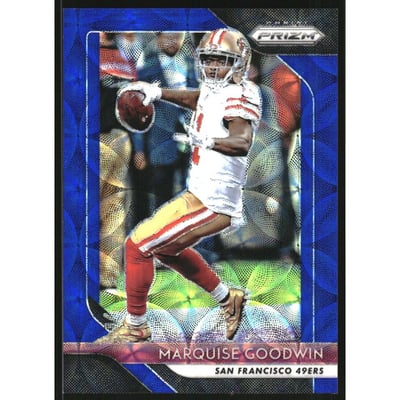 2018 Panini Prizm Prizms Blue Scope #29 Marquise Goodwin