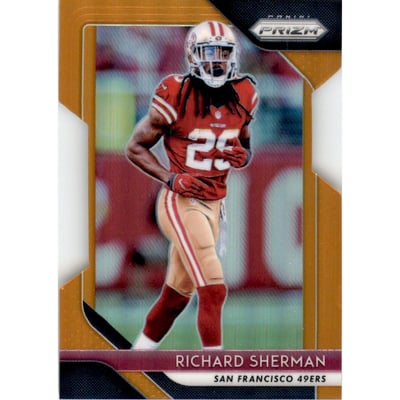 2018 Panini Prizm Prizms Orange #27 Richard Sherman