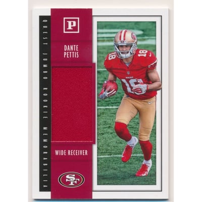 2018 Panini Quest Jumbo Rookie Memorabilia #32 Dante Pettis