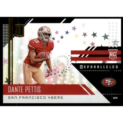 2018 Panini Unparalleled Astral #261 Dante Pettis