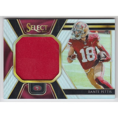2018 Select Jumbo Rookie Swatches Prizm #20 Dante Pettis