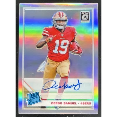 2019 Donruss Optic Rated Rookies Holo #167 Deebo Samuel RC Auto /99