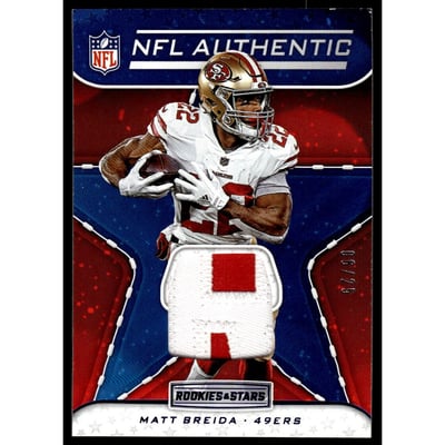 2019 Rookies and Stars NFL Authentic Jerseys Prime #11 Matt Breida