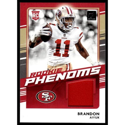 2020 Donruss Rookie Phenom Jerseys #19 Brandon Aiyuk