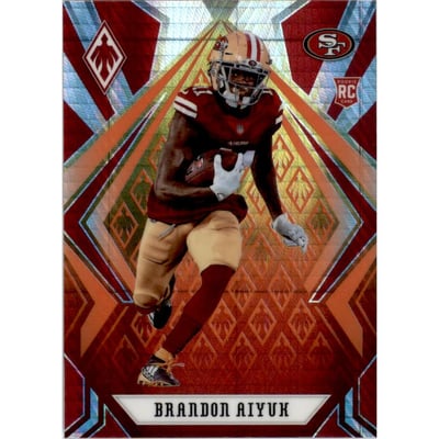 2020 Panini Phoenix Fire Burst #117 Brandon Aiyuk