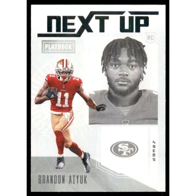 2020 Panini Playbook Next Up #19 Brandon Aiyuk