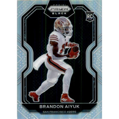 2020 Panini Prizm Black Silver #14 Brandon Aiyuk