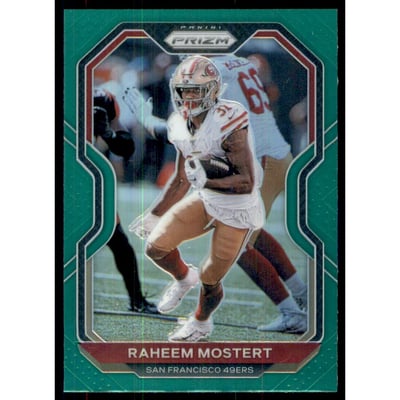 2020 Panini Prizm Prizms Green #284 Raheem Mostert