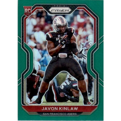2020 Panini Prizm Prizms Green #302 Javon Kinlaw