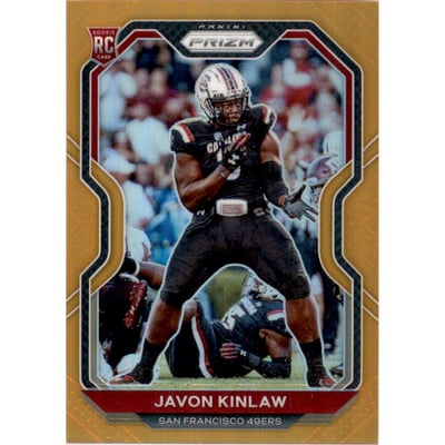 2020 Panini Prizm Prizms Orange #302 Javon Kinlaw