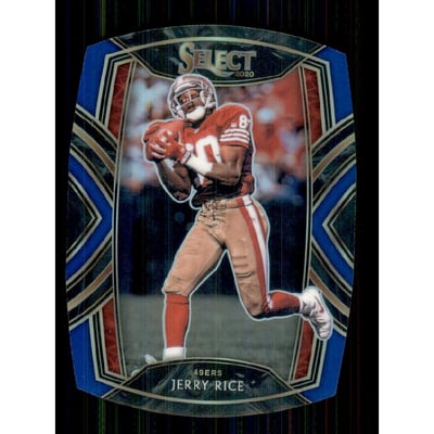 2020 Select Prizm Blue Die Cut #220 Jerry Rice