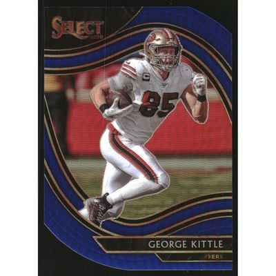 2020 Select Prizm Blue Die Cut #306 George Kittle