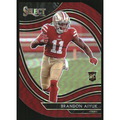 2020 Select Prizm Maroon Die Cut #366 Brandon Aiyuk