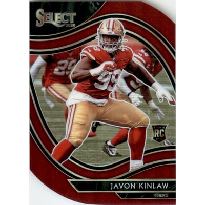 2020 Select Prizm Maroon Die Cut #390 Javon Kinlaw
