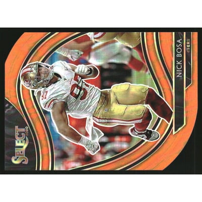 2020 Select Prizm Orange Die Cut #324 Nick Bosa