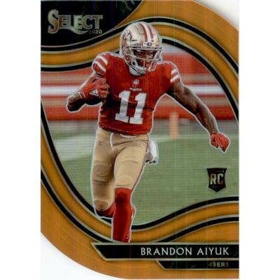 2020 Select Prizm Orange Die Cut #366 Brandon Aiyuk