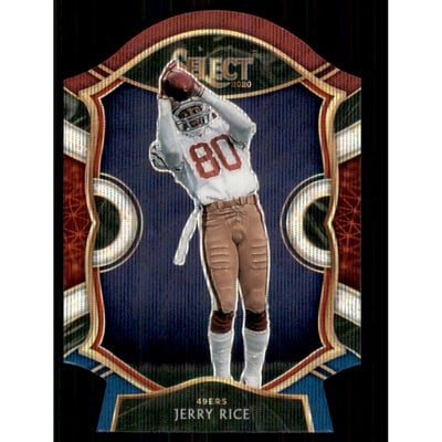2020 Select Prizm Tri Color Die Cut #20 Jerry Rice