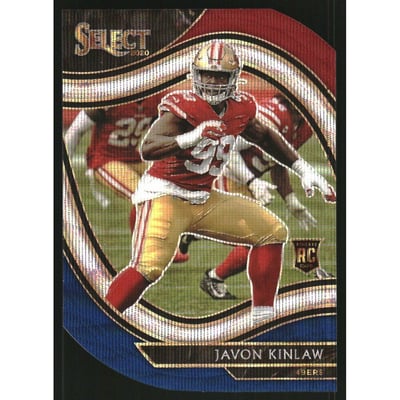2020 Select Prizm Tri Color Die Cut #390 Javon Kinlaw