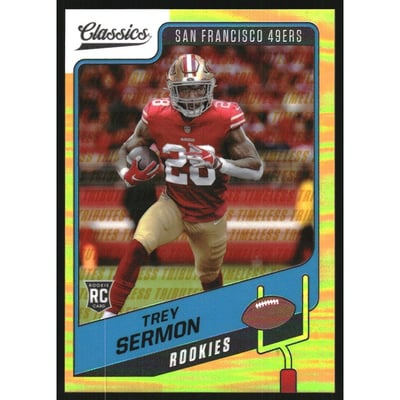 2021 Classics Premium Edition Timeless Tributes Gold #174 Trey Sermon
