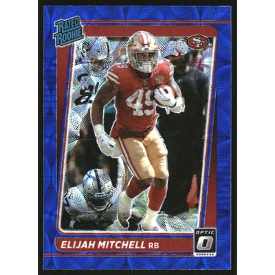 2021 Donruss Optic Blue Scope #291 Eli Mitchell RR
