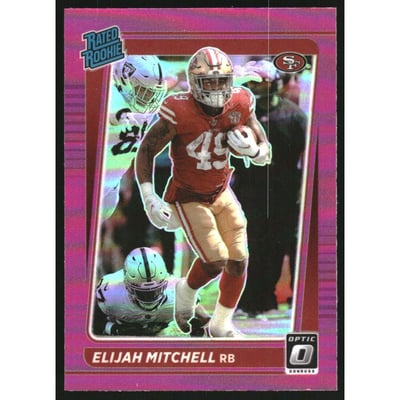2021 Donruss Optic Pink #291 Eli Mitchell RR