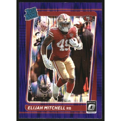 2021 Donruss Optic Purple Shock #291 Eli Mitchell RR