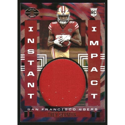 2021 Panini Illusions Instant Impact Jerseys #24 Trey Sermon