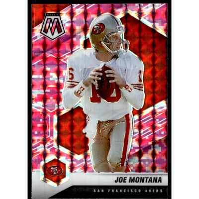 2021 Panini Mosaic Mosaic Camo Pink #174 Joe Montana
